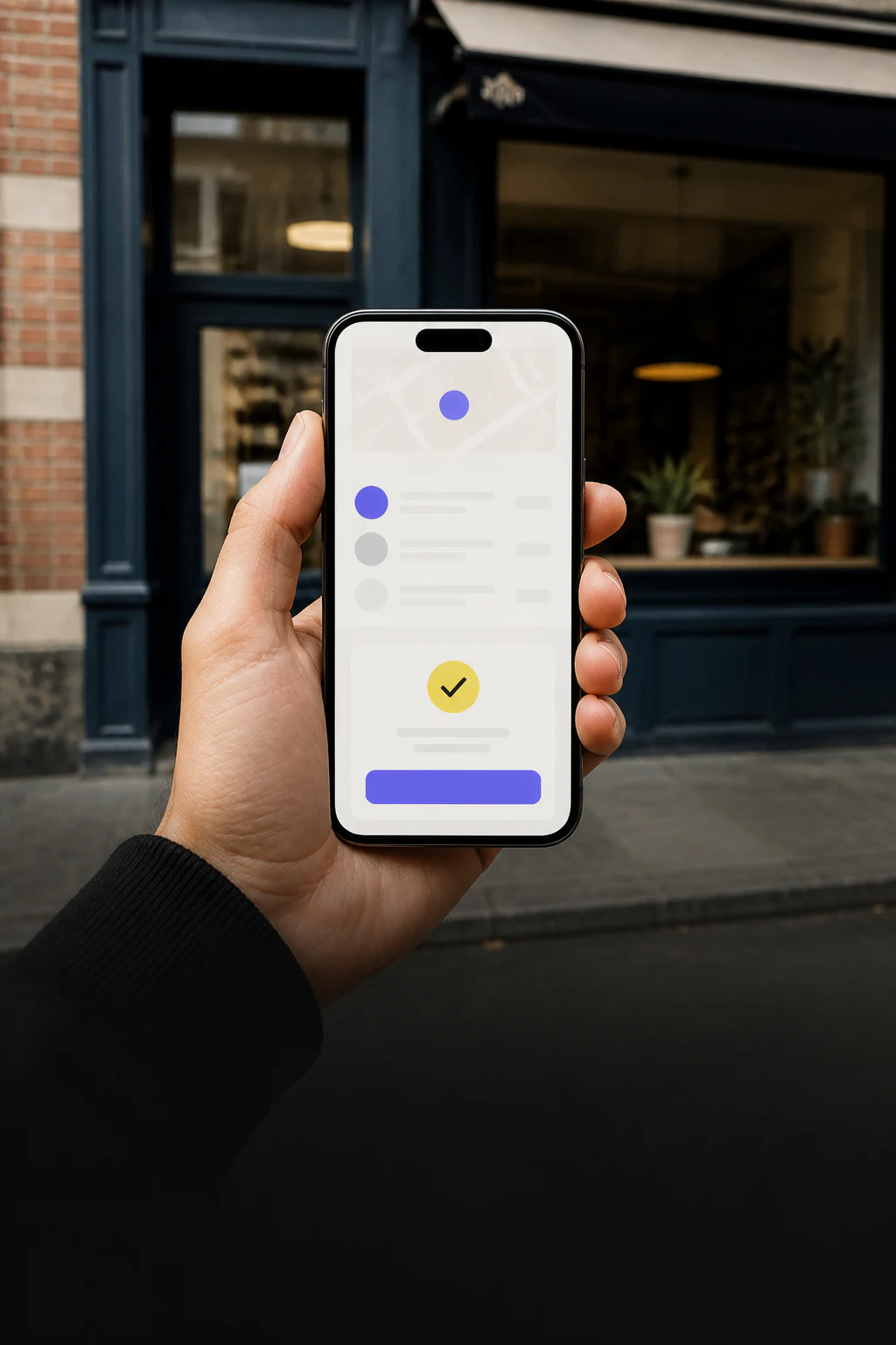 Van online zoekopdracht naar bevestigde aanvraag